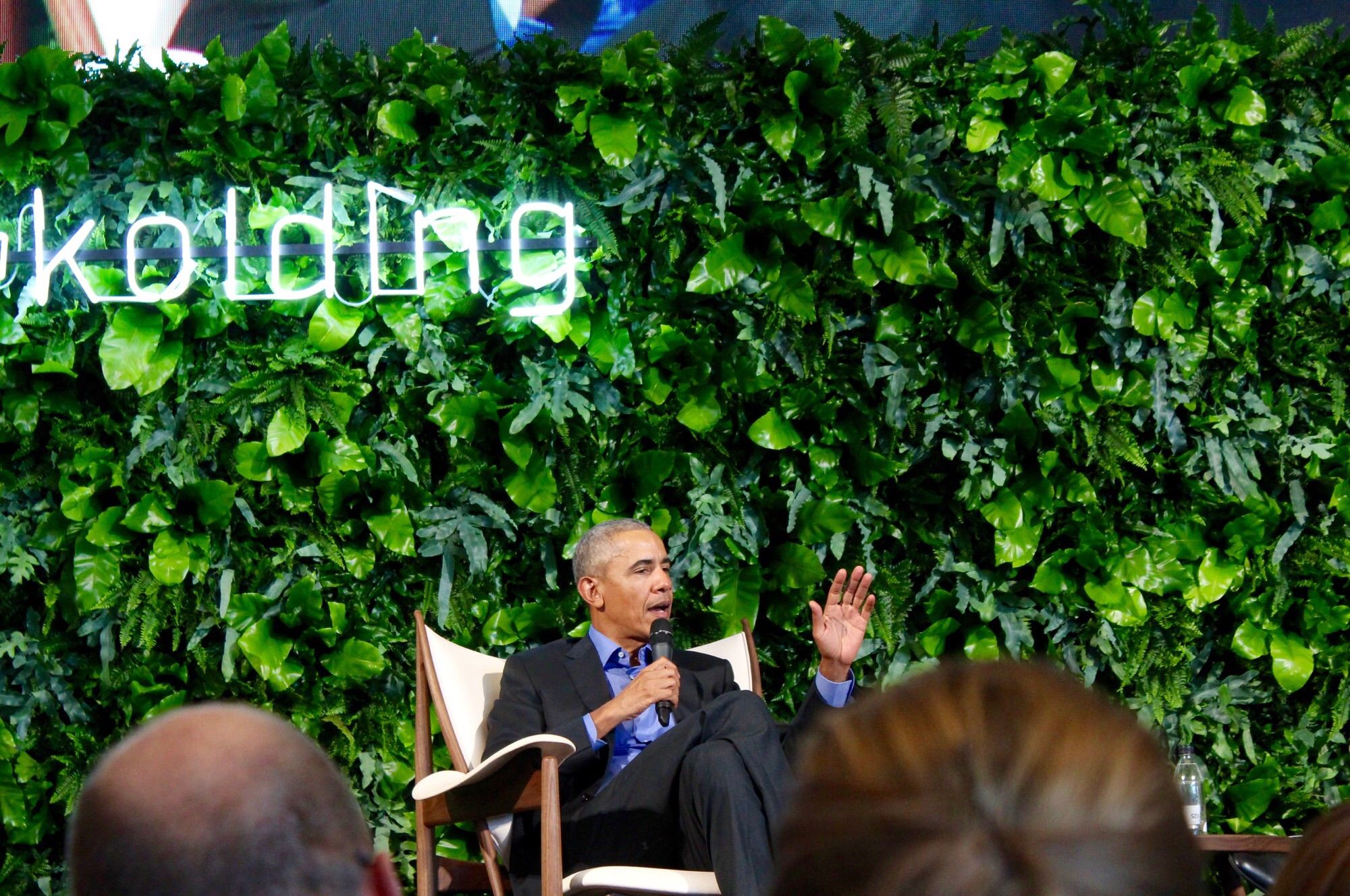Obama i Kolding, Obama plantevæg